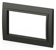 Рамка для двойной розетки Elbi Eleсtriс Zena 608-011100-907 цвет Дымчатый-1