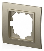 Рамка на 1 пост Elbi Eleсtriс Zena 608-011400-271 цвет Металлик-1
