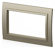 Рамка для двойной розетки Elbi Eleсtriс Zena 608-011400-908 цвет Металлик-1