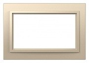 Рамка для двойной розетки Elbi Eleсtriс Zena 608-012500-907 цвет Слоновая кость