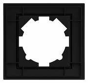 Рамка на 1 пост Elbi Eleсtriс Zena 608-014800-271 цвет Черный-3