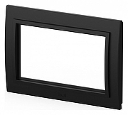 Рамка для двойной розетки Elbi Eleсtriс Zena 608-014800-907 цвет Черный-1