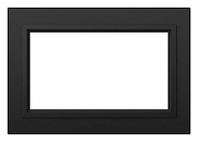 Рамка для двойной розетки Elbi Eleсtriс Zena 608-014800-908 цвет Черный