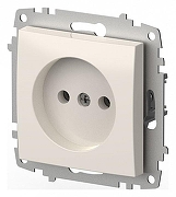 Розетка без заземления, без рамки Elbi Eleсtriс Zena Vega 609-010200-215 цвет Белый