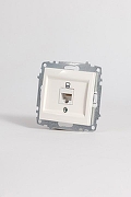 Розетка Ethernet RJ-45 без рамки Elbi Eleсtriс Zena Vega 609-010200-247 цвет Белый-4