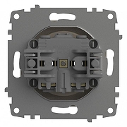 Розетка без заземления, без рамки Elbi Eleсtriс Zena Vega 609-010300-215 цвет Бежевый-3