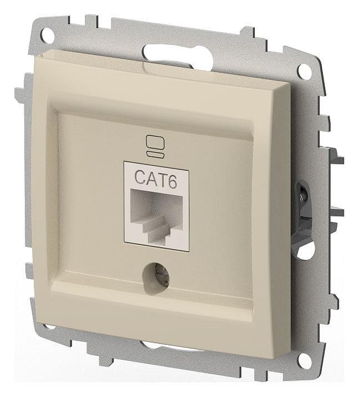 Розетка Ethernet RJ-45 без рамки Elbi Eleсtriс Zena Vega 609-010300-247 