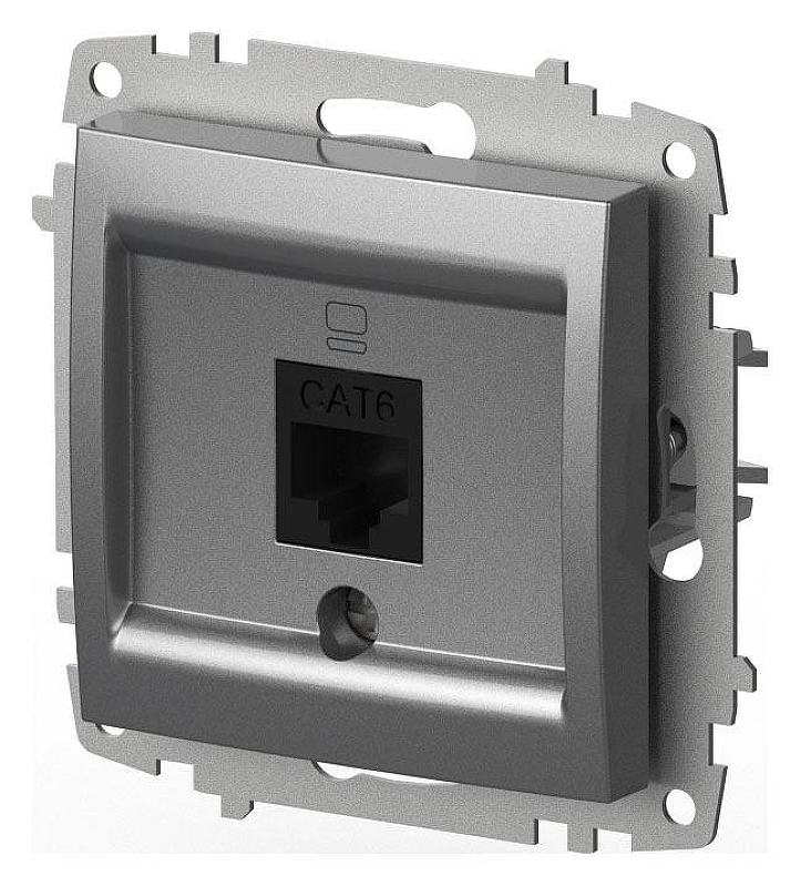 Розетка Ethernet RJ-45 без рамки Elbi Eleсtriс Zena Vega 609-011000-247 