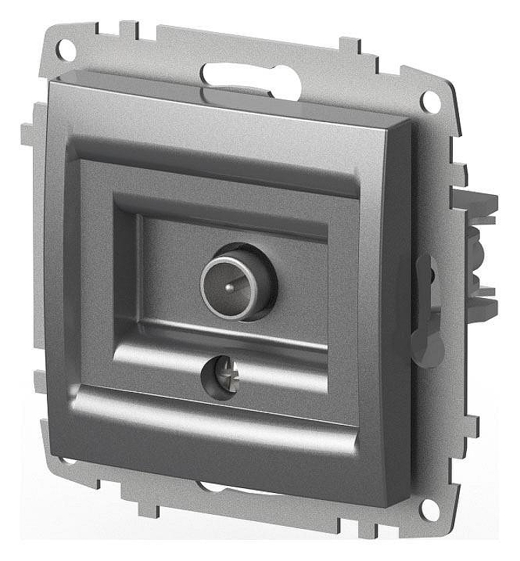 ТВ-розетка оконечная без рамки Elbi Eleсtriс Zena Vega 609-011000-273 