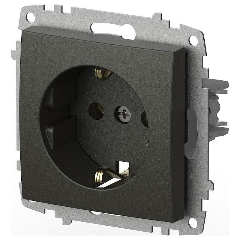 Розетка с заземлением, без рамки Elbi Eleсtriс Zena Vega 609-011100-217 