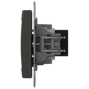 Розетка Ethernet RJ-45 без рамки Elbi Eleсtriс Zena Vega 609-011100-247 цвет Дымчатый-2