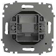 ТВ-розетка оконечная без рамки Elbi Eleсtriс Zena Vega 609-011100-273 цвет Дымчатый-3