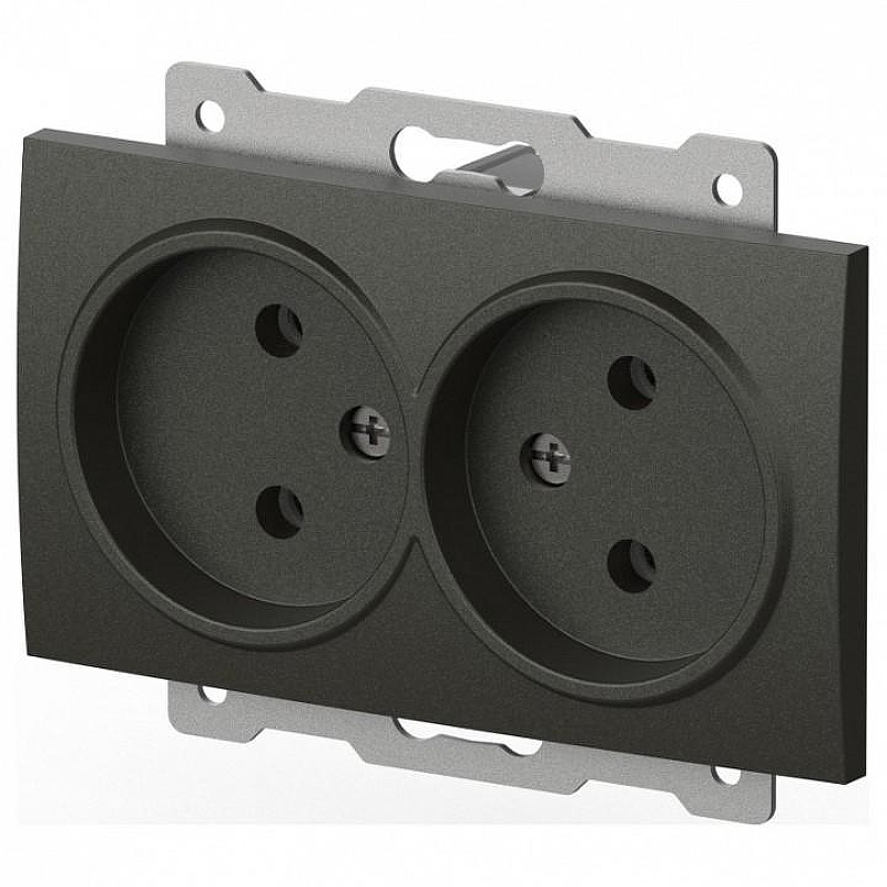 Розетка двойная без заземления, без рамки Elbi Eleсtriс Zena Vega 609-011100-908 