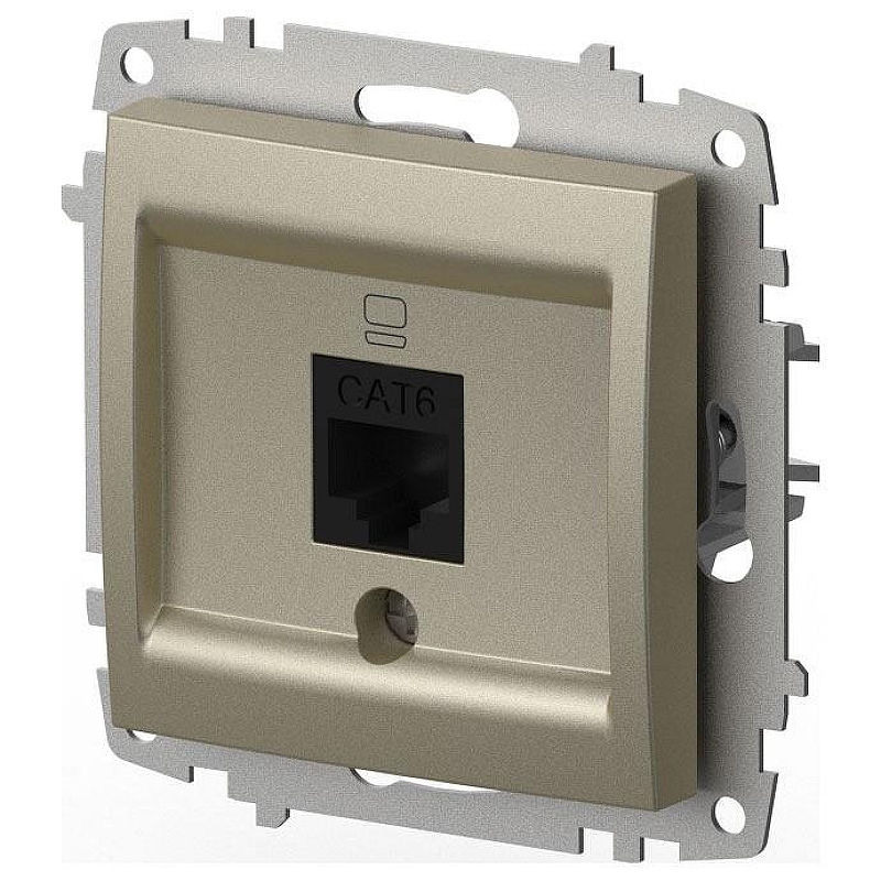 Розетка Ethernet RJ-45 без рамки Elbi Eleсtriс Zena Vega 609-011400-247 