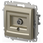 ТВ-розетка проходная без рамки Elbi Eleсtriс Zena Vega 609-011400-272 