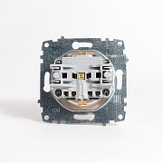 Розетка с заземлением и со шторкой, без рамки Elbi Eleсtriс Zena Vega 609-012500-243 цвет Слоновая кость-6