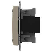 Розетка двойная Ethernet RJ-45 без рамки Elbi Eleсtriс Zena Vega 609-012500-248 цвет Слоновая кость-2