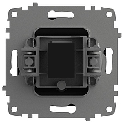 Розетка Ethernet RJ-45 без рамки Elbi Eleсtriс Zena Vega 609-014800-247 цвет Черный-3