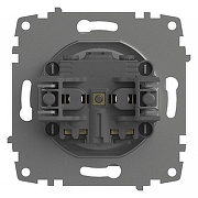 Розетка без заземления, без рамки Elbi Eleсtriс Zena Vega 609-015600-215 цвет Белый-3