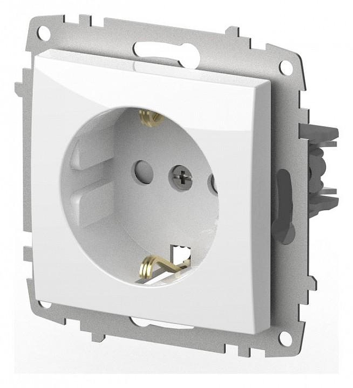 Розетка с заземлением и со шторкой, без рамки Elbi Eleсtriс Zena Vega 609-015600-243 