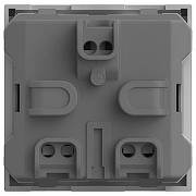 Розетка с заземлением с крышкой, без рамки Elbi Eleсtriс Moda Vox 611-040232-218 цвет Белый-3