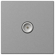 ТВ-розетка оконечная без рамки Elbi Eleсtriс Moda Vox 611-041032-273 цвет Металлик-1