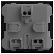 Розетка с заземлением, без рамки Elbi Eleсtriс Moda Vox 611-044832-217 цвет Черный-3