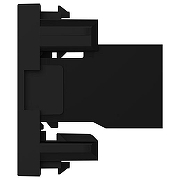 Розетка двойная Ethernet RJ-45 без рамки Elbi Eleсtriс Moda Vox 611-044832-248 цвет Черный-2