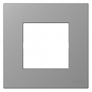 Рамка на 1 пост Elbi Eleсtriс Moda Vox 611-051012-271 цвет Металлик