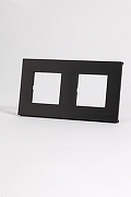 Рамка на 2 поста Elbi Eleсtriс Moda Vox 611-054812-226 цвет Черный-4