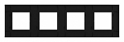Рамка на 4 поста Elbi Eleсtriс Moda Vox 611-054812-228 цвет Черный-2
