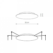 Основание для светильника Nowodvorski Cameleon Canopy A BL 8563 цвет Черный-5