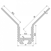 Профиль накладной Deko-Light 975460 IP0-1