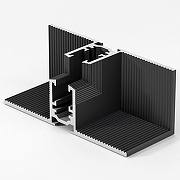 Соединитель угловой внутренний для треков встраиваемых Elektrostandard Mini Magnetic a065638 цвет арматуры Черный