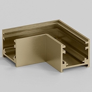 Соединитель угловой L-образный для треков накладных Elektrostandard Line Magnetic a069639 цвет арматуры Латунь