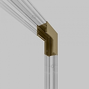 Соединитель угловой внутренний для треков накладных Elektrostandard Line Magnetic a069640 цвет арматуры Латунь-1