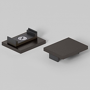 Заглушка для трека Elektrostandard Line Magnetic a069724 цвет арматуры Серебро