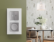 Рамка на 3 поста Ambrella Volt Qubi AF250123 цвет Белый-2