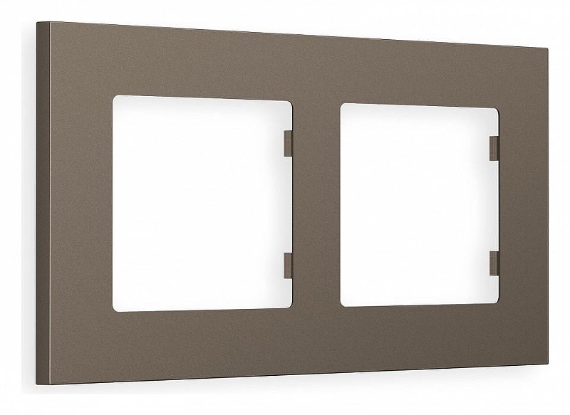 Рамка на 2 поста Ambrella Volt Qubi AF250632 