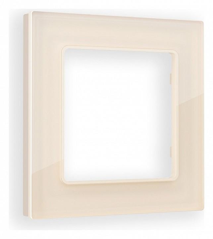 Рамка на 1 пост Ambrella Volt Platos Стекло органическое AF330301 