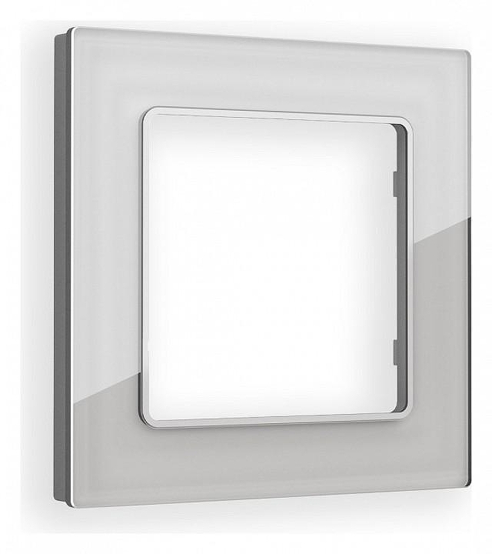 Рамка на 1 пост Ambrella Volt Platos Стекло органическое AF330401 