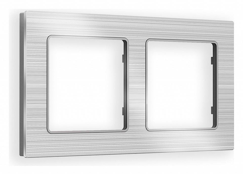 Рамка на 2 поста Ambrella Volt Platos Металл AF550102 