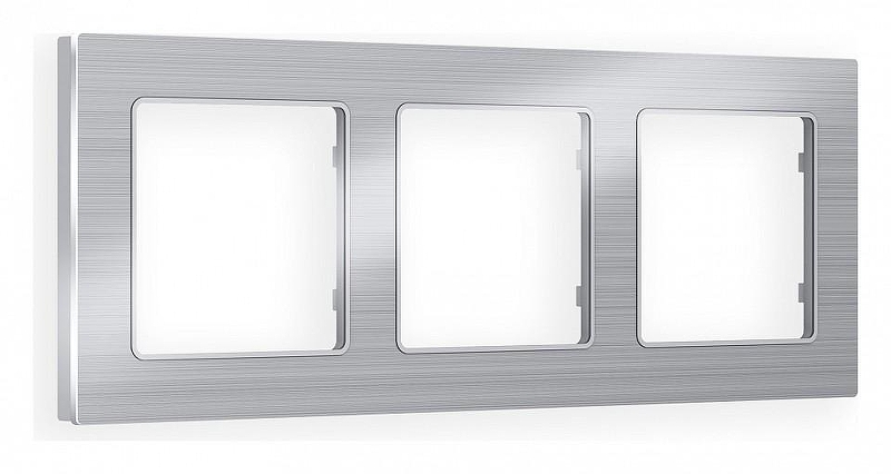 Рамка на 3 поста Ambrella Volt Platos Металл AF550103 