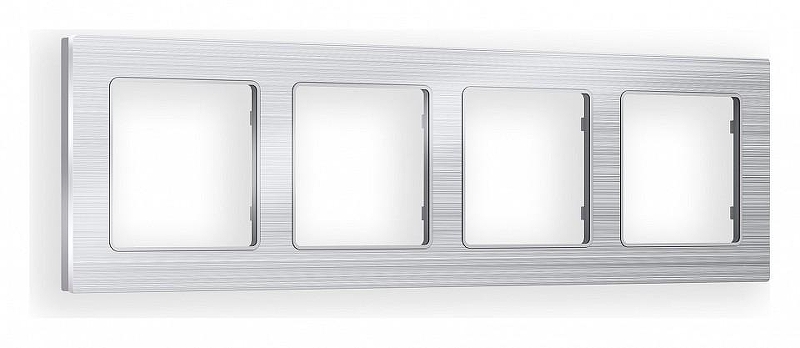 Рамка на 4 поста Ambrella Volt Platos Металл AF550104 