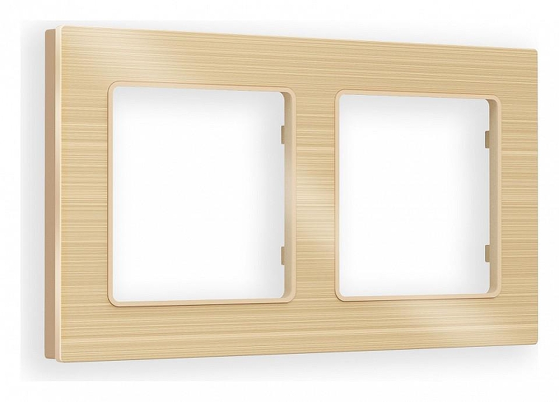 Рамка на 2 поста Ambrella Volt Platos Металл AF550302 