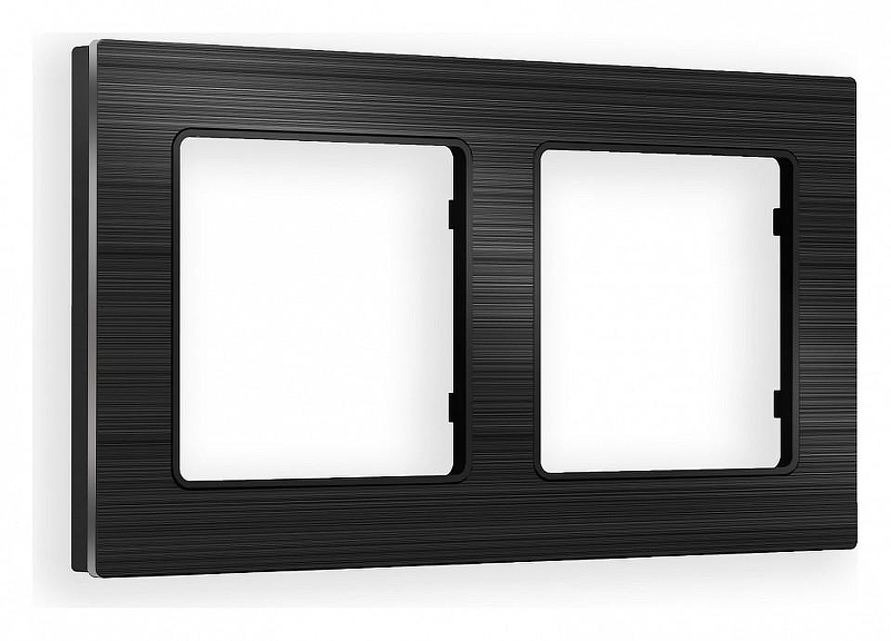 Рамка на 2 поста Ambrella Volt Platos Металл AF550502 