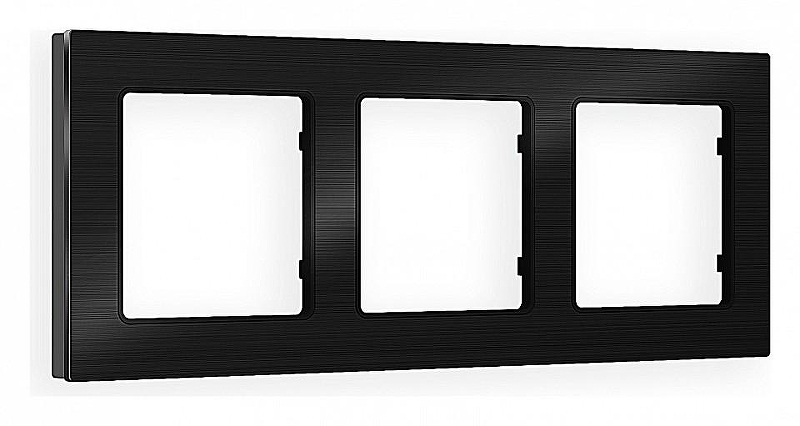 Рамка на 3 поста Ambrella Volt Platos Металл AF550503 