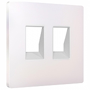 Накладка для розетки RJ-11 или RJ-45 Ambrella Volt ALFA AP2121 цвет Жемчужный