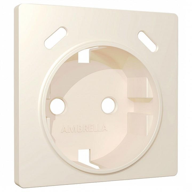 Накладка для розетки с заземлением и со шторками и 2хUSB type С Ambrella Volt ALFA AP3305 
