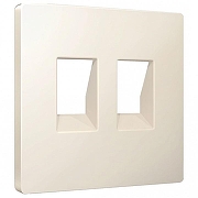 Накладка для розетки RJ-11 или RJ-45 Ambrella Volt ALFA AP3321 цвет Бежевый